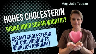 Erhöhtes Cholesterin  Risiko oder sogar wichtig [upl. by Tabb]