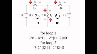 How to apply KVL to circuits [upl. by Einnal240]