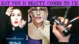 KAT VON D BEAUTY Comes to the UK  Cruelty Free Debenhams Haul [upl. by Anitsrhc]