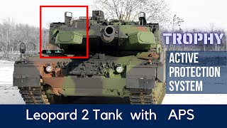 Trophy Active Protection System for Leopard 2 Tank  Hard kill APS [upl. by Ahcsim]