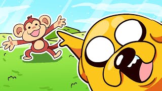 Jake The Dog Meets A Monkey [upl. by Pallua]