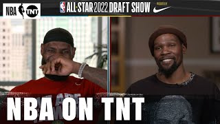 LeBron Could NOT Hold It Together after Kevin Durant picked Gobert over James Harden  NBA on TNT [upl. by Westhead]