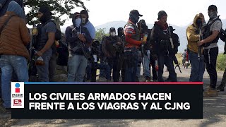 Pueblos Unidos autodefensas en Michoacán bajan las armas [upl. by Cowie]