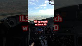 ILS approach without FD aviation [upl. by Nyliram716]