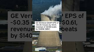 GE Vernova GAAP EPS of 035 misses by 061 revenue of 89B beats by 140M GEV GEVStock [upl. by Nork]