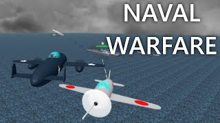 AMERICAN PILOT in Roblox Naval Warfare [upl. by Lurie]