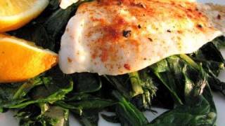 Simple Sole Over Dandelion Greens Recipe [upl. by Schonfield]