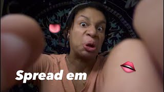 ASMR  Spread em Mouth Sounds Lyanne [upl. by Anelrad]