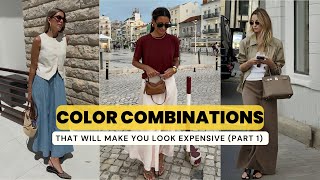 Color combinations that look expensive part 1 [upl. by Gagnon]