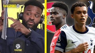 Darren Bent EXPLAINS Why Bukayo Saka Is Having A BETTER SEASON Than Brennan Johnson 🤯👀  talkSPORT [upl. by Anyd]