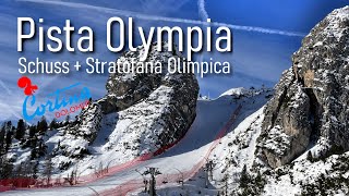 Pista Olympia delle Tofane Schuss  Stratofana Olimpica cortinadampezzo skiworldcup olimpia ski [upl. by Rip]