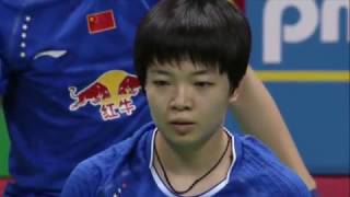 Yonex Sunrise India Open 2017  Badminton F M2XD  ZhengChen vs LuHuang [upl. by Suruat]