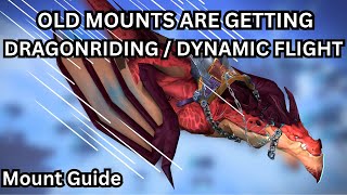 ALL Obtainable Old Mounts That Will Get Dragonriding  Dynamic Flight SOON amp How to Get Them  Pt 1 [upl. by Noitna]