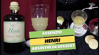 Assenzio Henri  Absinthe de Dessert italiano di Christian Pascolutti [upl. by Narah]