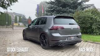 VW Golf 75 R  RCP Exhausts  DeCat Downpipe [upl. by Nairdad659]