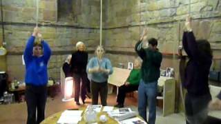 Bell Ringing Stedman Doubles St Marys Church in Haddington East Lothian Scotland [upl. by Earb]