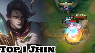 Wild Rift Jhin  Top 1 Jhin Gameplay Rank master [upl. by Macilroy]