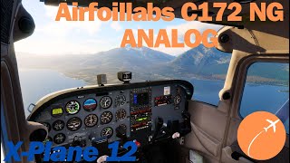 X Plane 12  Airfoillabs C172 NG ANALOG [upl. by Favianus541]