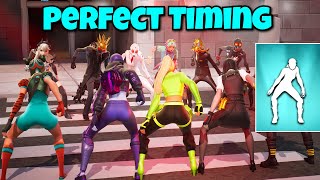 Fortnite Perfect Timing  Rhythm Of Chaos Emote 💖 Fortnite Chapter 2 Remix Emote [upl. by Bearce]