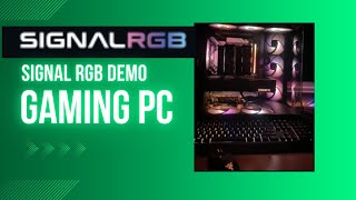 Signal RGB Demo led pcbuild [upl. by Esemaj]