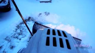 MTD Plowing Snow Winter Storm Jonas [upl. by Bach]