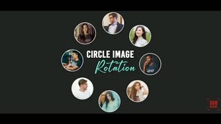 Circular image rotate animation effect using HTML CSS JAVASCRIPT shradhaKD shortvideo shorts [upl. by Ellahcim]