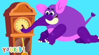 Hickory Dickory Dock  80 Minute Nursery Rhymes Compilation by YouKids [upl. by Asirrak994]