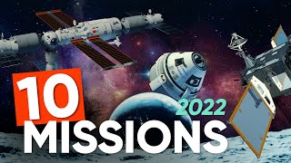 10 MISSIONS spatiales INCONTOURNABLES en 2022  Partie 2 [upl. by Grange]