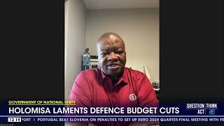 GNU  Bantu Holomisa laments defence budget cuts [upl. by Gussie]