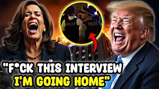 Kamala LOSES IT amp WALKS OUT CRYING MidInterview After FOX NEWS ENDED Her ENTIRE CAMPAIGN On TV [upl. by Jory]