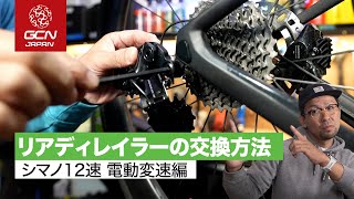 意外自分でもできる！シマノDi2 12速リアディレイラーの交換方法 R9250R8150R7150 [upl. by Dahle374]