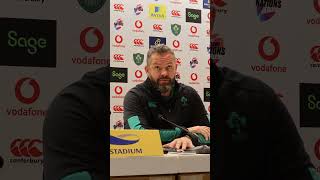 Andy Farrell speaking about Irelands discipline during the Autumn Nations Series IREvARG rugby [upl. by Naryt244]