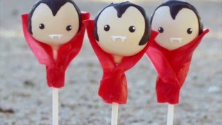 Vampire Cake Pops Tutorial [upl. by Annawot830]