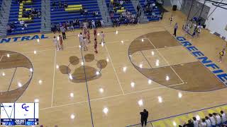 GreenfieldCentral vs New Palestine High School Boys Freshman Basketball [upl. by Imyaj]