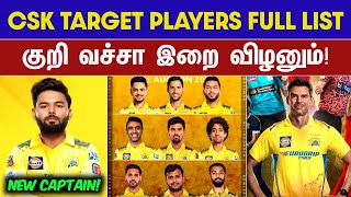 🔴LIVE  CSK Target Players Full List in IPL 2025💥 New Captain Rishabh Pant😱 CRICTIME [upl. by Ahsie573]