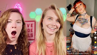 Reacting To LESBIAN TikTok THIRST TRAPS Part 2  Hailee And Kendra [upl. by Rosane711]