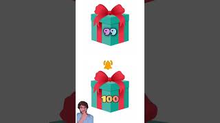 CHOOSE Your GIFT BOX 🎁🎁 shorts  viral  99vs 100 😱😱 subscribe channel [upl. by Ahsimac853]