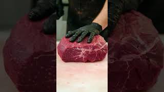 How To Cut Beef Sirloin Tip Roasts butcher beef meat [upl. by Candra118]