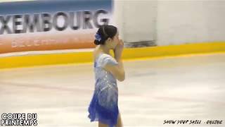 三原 舞依  Mai Mihara  Coupe Du Printemps FS from March 18 2018  Luxembourg [upl. by Argyres]