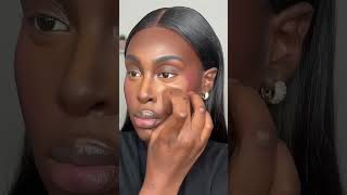 😍 QUICK Soft Bronze Full Glam Tutorial for Melanin Skin 🤎 Rich Dark Skin Makeup shortsmakeup [upl. by Slack]