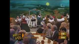 „Su gandrais ir su lapais žaliais“  Visagino liaudiškos muzikos kapela „Linksmuolė“ [upl. by Ottillia501]