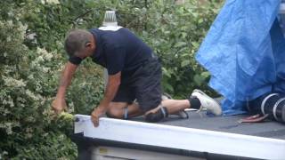 Asbestosafe  Asbestos Garage Roof Repair [upl. by Crista]