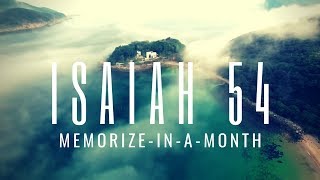 ISAIAH 54  Memorize in a Month  With PREPSTEADERScom [upl. by Hermione469]