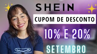 Cupom de Desconto Shein 20 Setembro 2024 [upl. by Bloem]