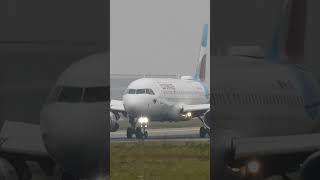 Eurowings A320 Landing at Prague [upl. by Shotton]