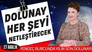 Bireysel Olarak Yılı Güzel Kapatıyoruz 27 Aralık Yengeç Dolunayının Burçlara Etkileri [upl. by Macrae]