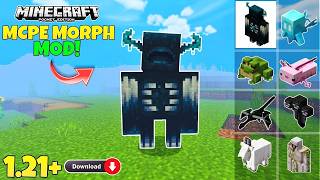 MORPH MOD FOR MINECRAFT PE 121  MORPHING BRACELET ADDON MCBE 121 [upl. by Ahsaei]