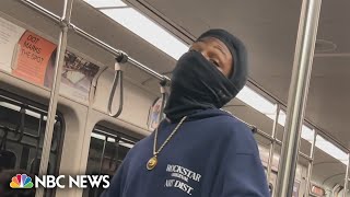 Video shows racist assault on Boston train [upl. by Yenettirb224]