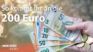 200 Euro Energiepauschale für Studenten So kommt ihr an die Einmalzahlung  WDR Aktuelle Stunde [upl. by Woodring97]