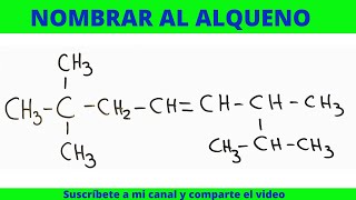 Nombrar el ALQUENO [upl. by Riatsila616]